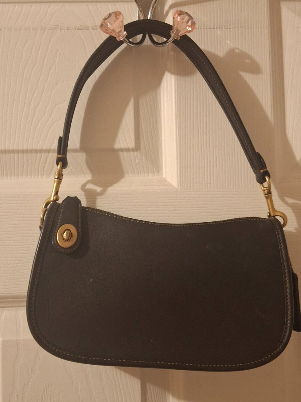 Black Coach Swinger Bag
